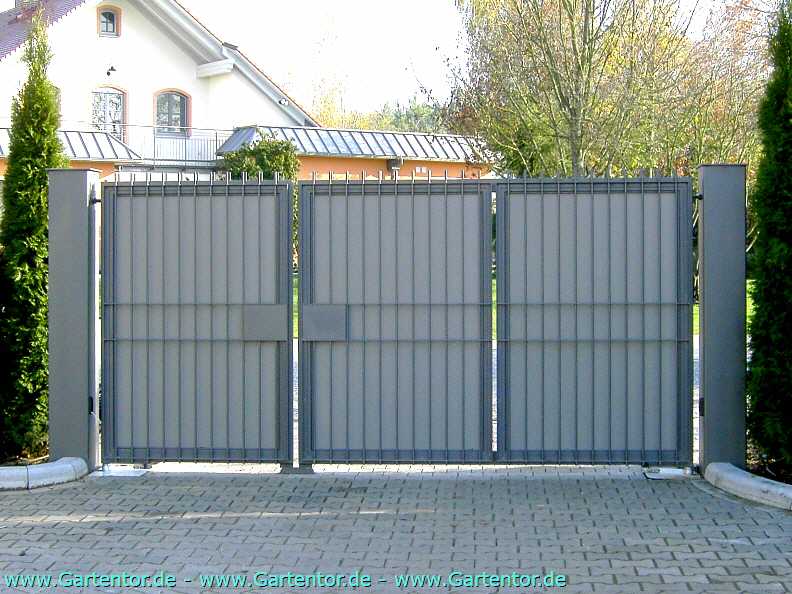 Hoftor Blickdicht 2 fl&uuml;gelig