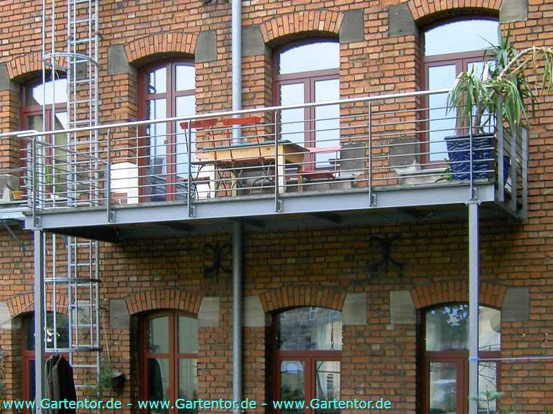 Balkonanlage aus Stahl