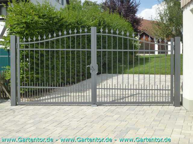 Hoftor aus Metall 2flg.