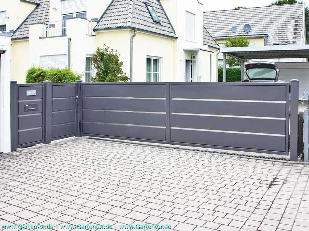 Hoftor doppelfl&uuml;gel blickdicht