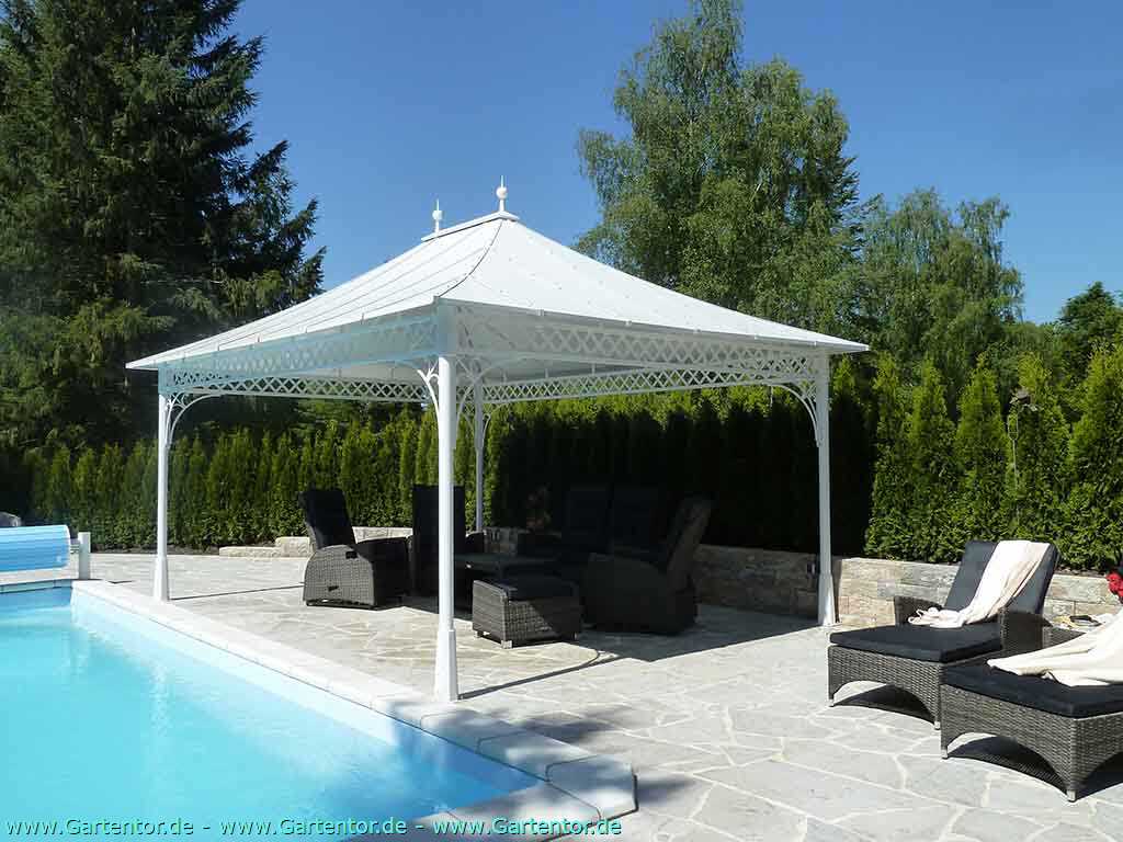 Pavillon metall wetterfest luxus mod Royal 4