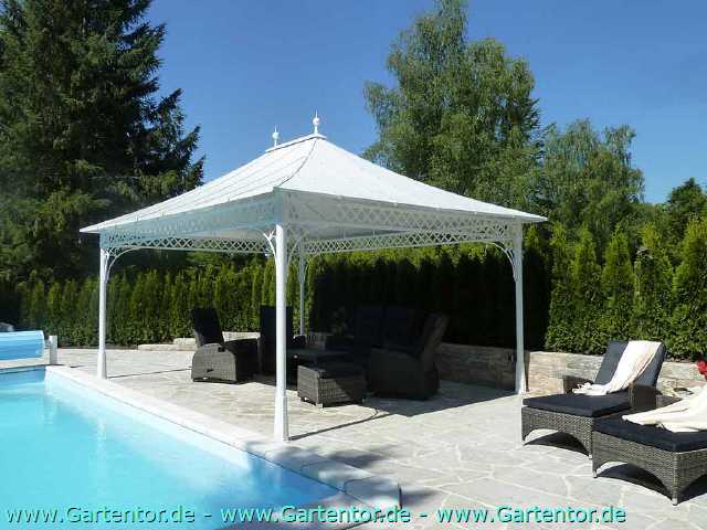 Pavillon metall wetterfest luxus mod Royal 4