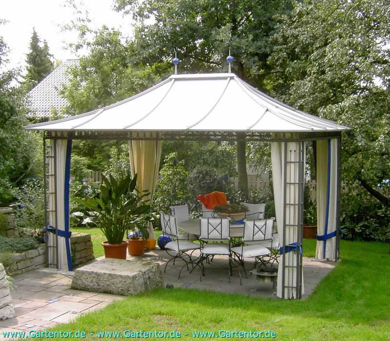Pavillon metall wetterfest 3x4 mod Castell 6