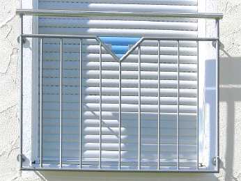 Franz&ouml;sischer Balkon mit Glaseinsatz