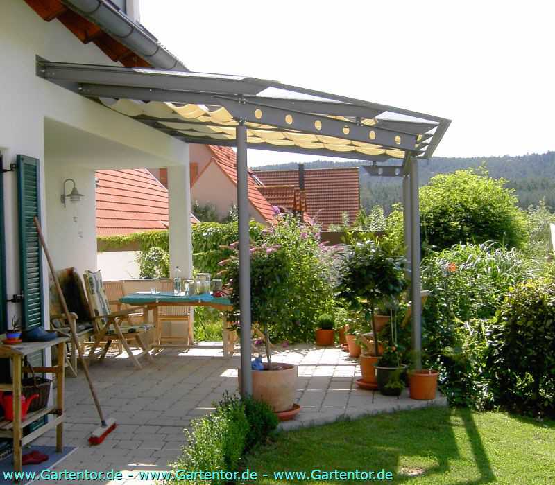 Terrassen&uuml;berdachung