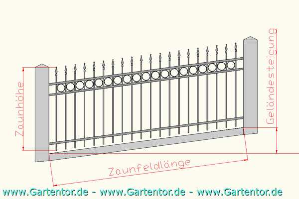 Zaunfeld schräg